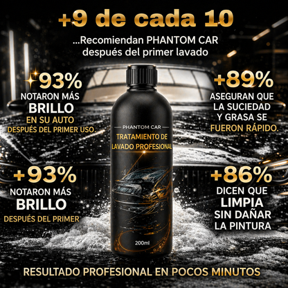 Shampoo Activo Profesional 200ml | PHANTOM CAR