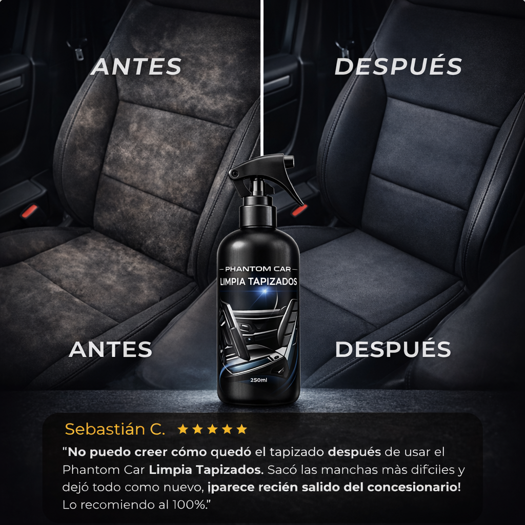 Limpia Tapizados Profesional 250ml | PHANTOM CAR