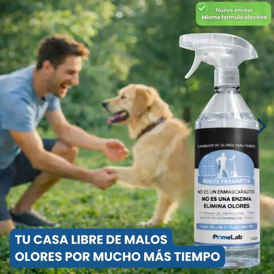 Eliminador de olores y manchas de mascotas