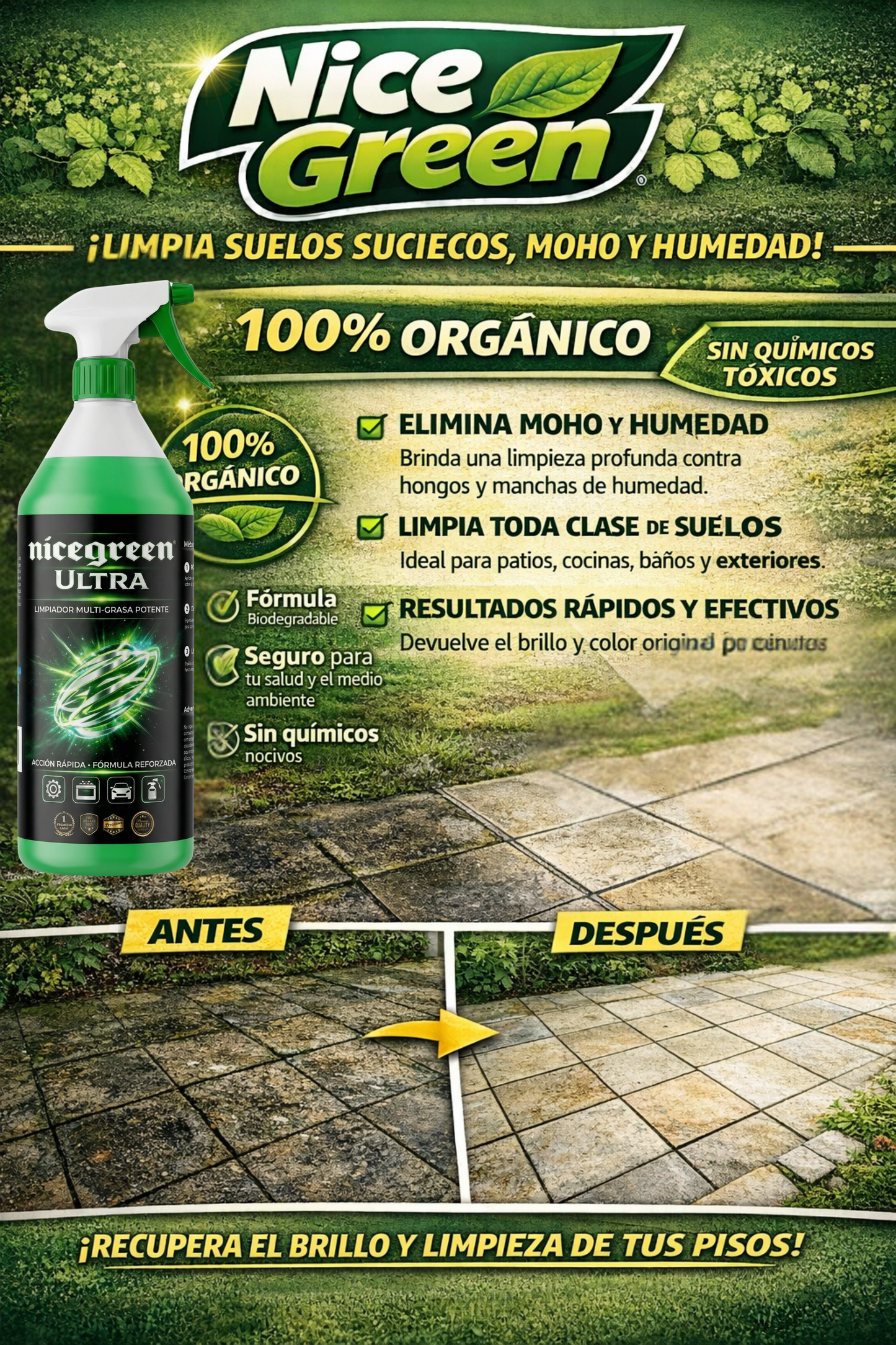 Nice Green™️ | Eliminador Extremo | Eliminador de Suciedad Incrustrada