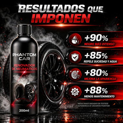 Abrillantador de Neumaticos 200ml | Phantom Car