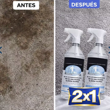 Eliminador de olores y manchas de mascotas