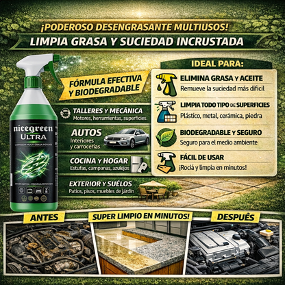 Nice Green™️ | Eliminador Extremo | Eliminador de Suciedad Incrustrada