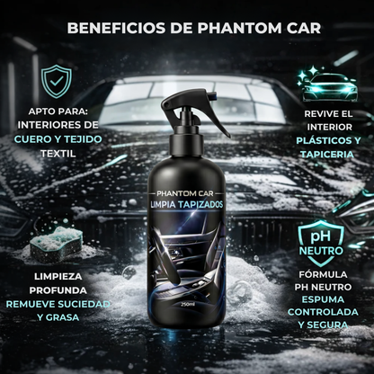 Limpia Tapizados Profesional 250ml | PHANTOM CAR