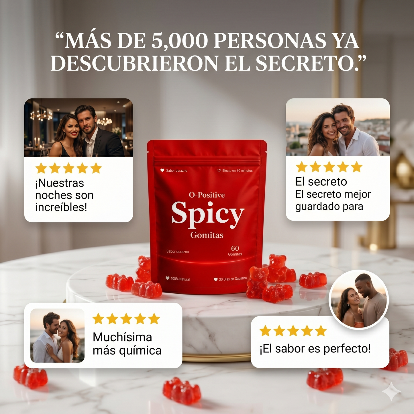 BioLune Spicy | Gomitas para Parejas