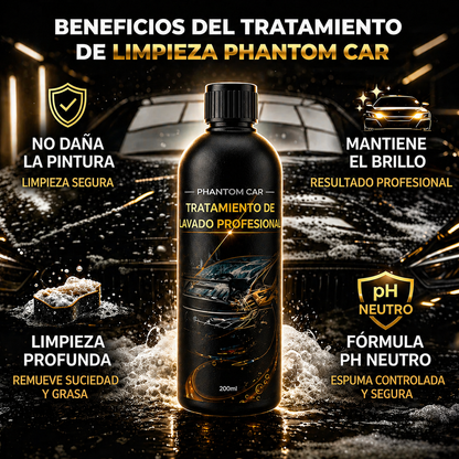 Shampoo Activo Profesional 200ml | PHANTOM CAR