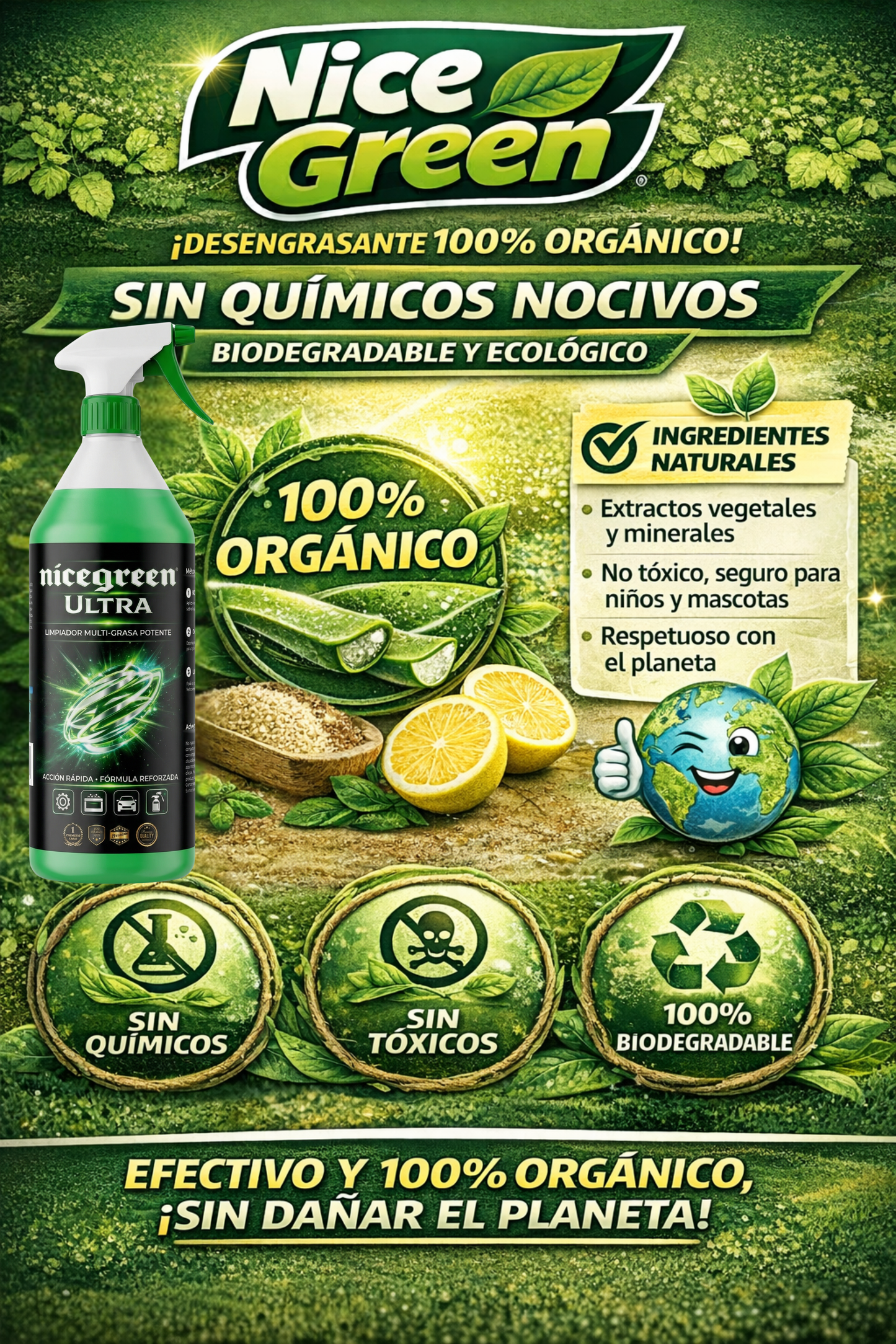 Nice Green™️ | Eliminador Extremo | Eliminador de Suciedad Incrustrada