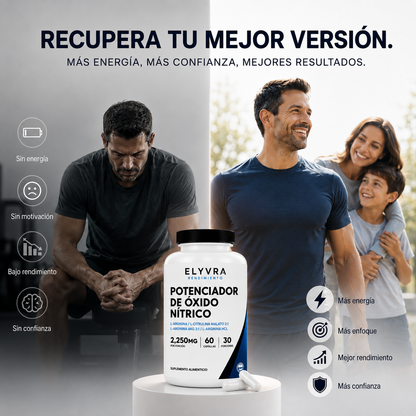 Nitric Oxide | Recupera tu vitalidad y energía sexual
