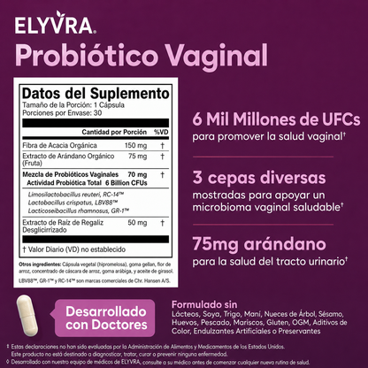 Probiótico Vaginal | Equilibrio Natural del PH Vaginal