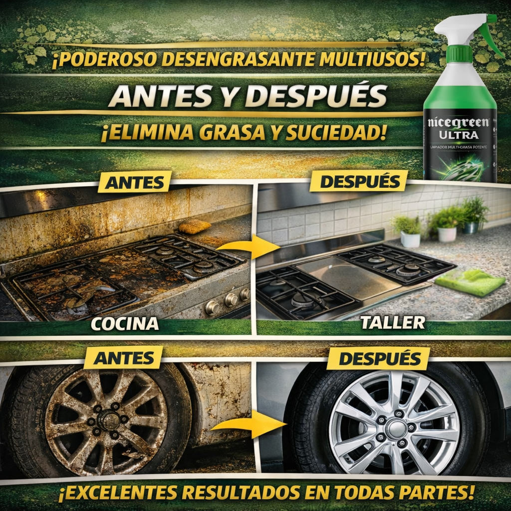Nice Green™️ | Eliminador Extremo | Eliminador de Suciedad Incrustrada