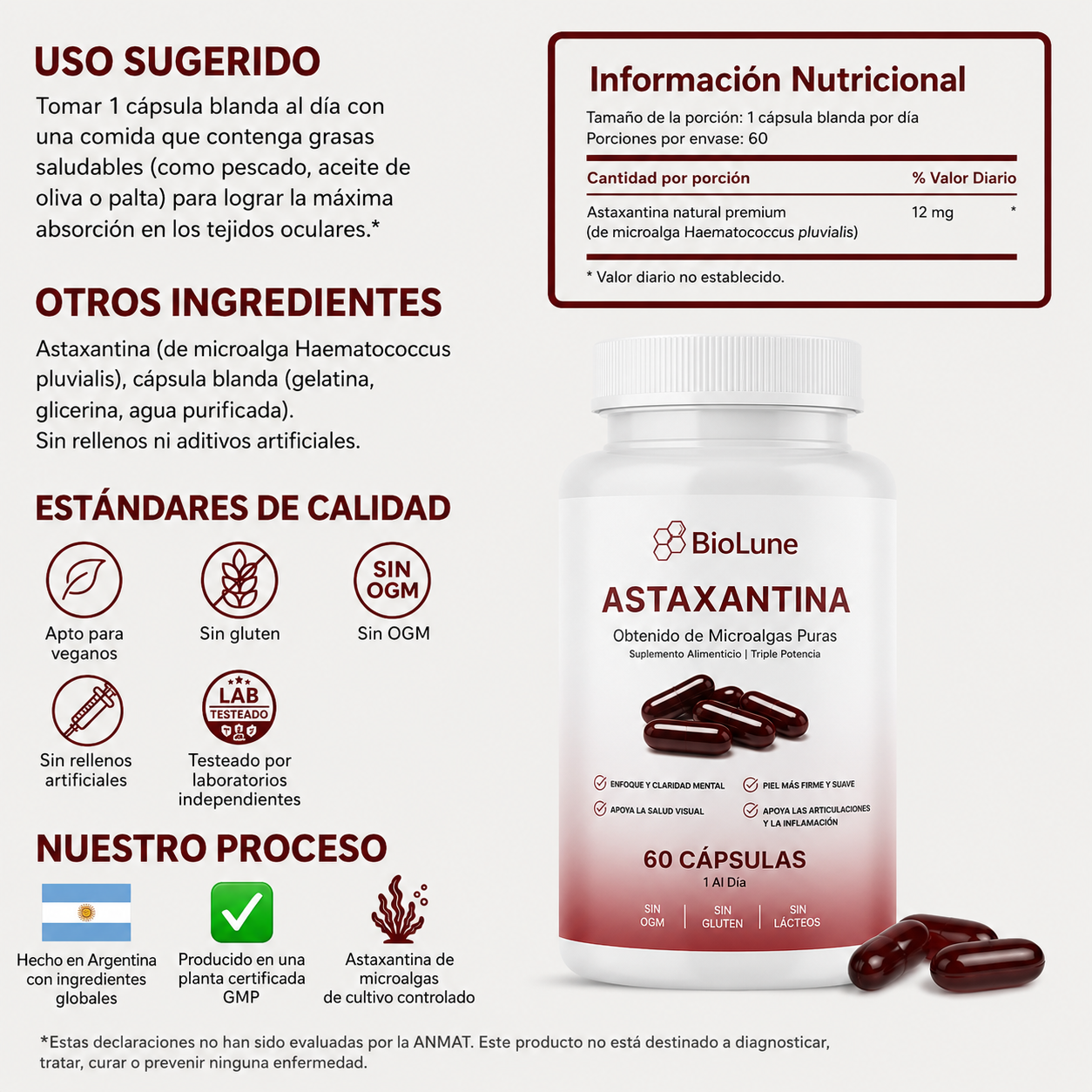 Antioxidante BioLune | Mejora la circulación y flujo sanguíneo