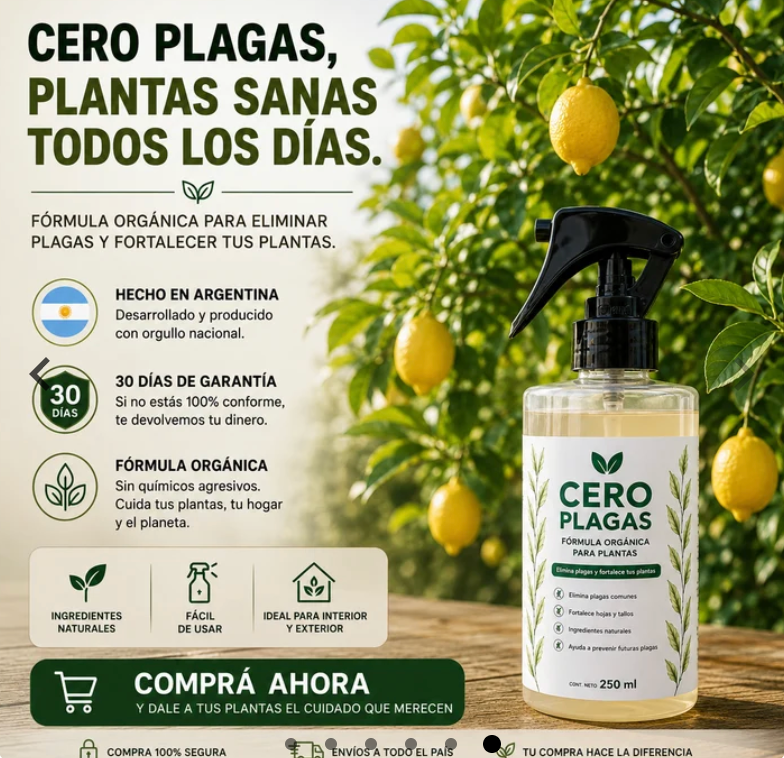 CERO PLAGAS | LA SOLUCIÓN NATURAL PARA LAS PLAGAS DE TU LIMONERO