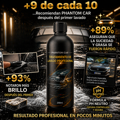 Shampoo Activo Profesional 200ml | PHANTOM CAR