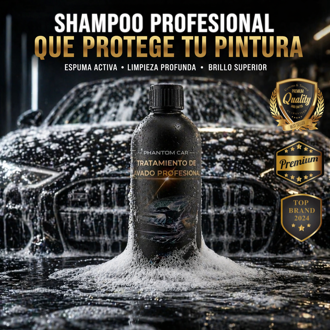 Shampoo Activo Profesional 200ml | PHANTOM CAR
